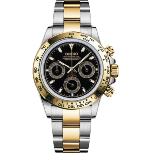 Seiko Daytona Two-Tone Mod - Black