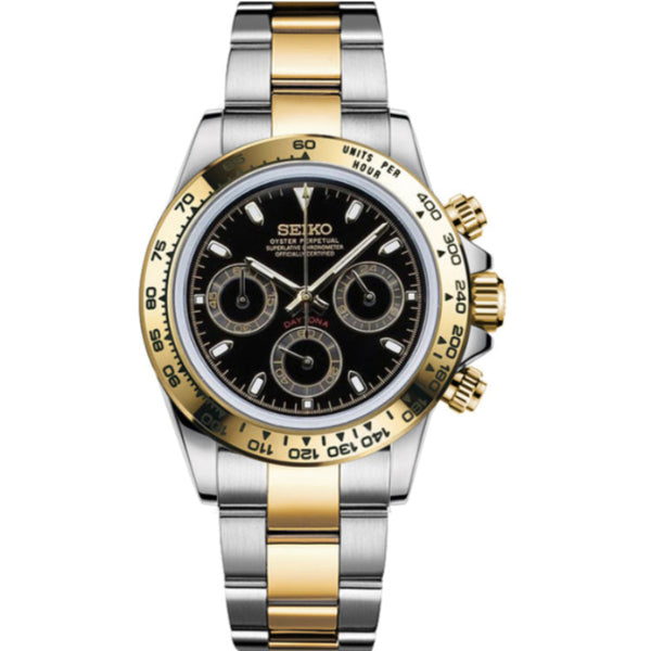 Seiko Daytona Two-Tone Mod - Black
