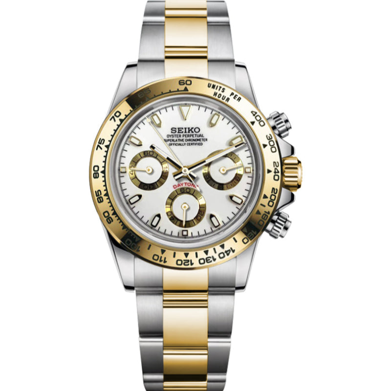 Seiko Daytona Two-Tone Mod - White