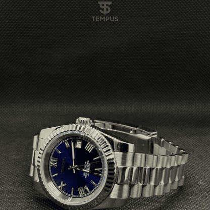 Seiko Datejust Roman Mod - Navy Blue