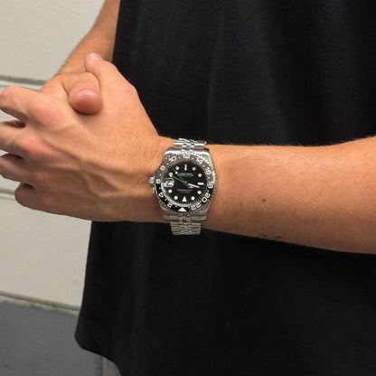 Seiko GMT Mod - Bruce Wayne