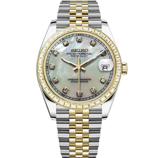 Seiko Datejust Mod - Pearl
