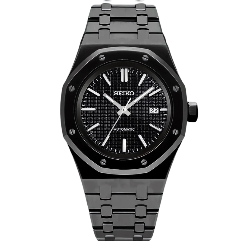 Seiko Royal Oak Mod - All Black