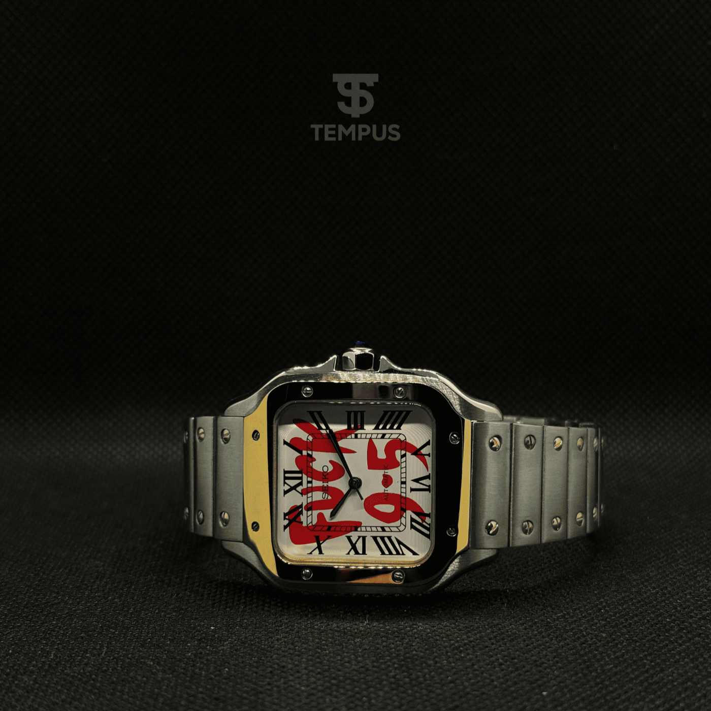 Seiko Santos F*ck 9-5 Mod Two-Tone - White – Tempus Mods