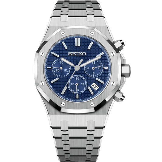 Seiko Royal Oak Chrono Mod - Navy
