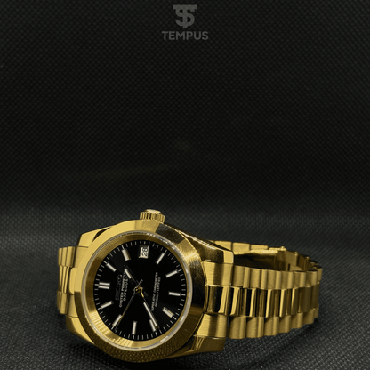 Seiko Datejust Gold Mod - Black