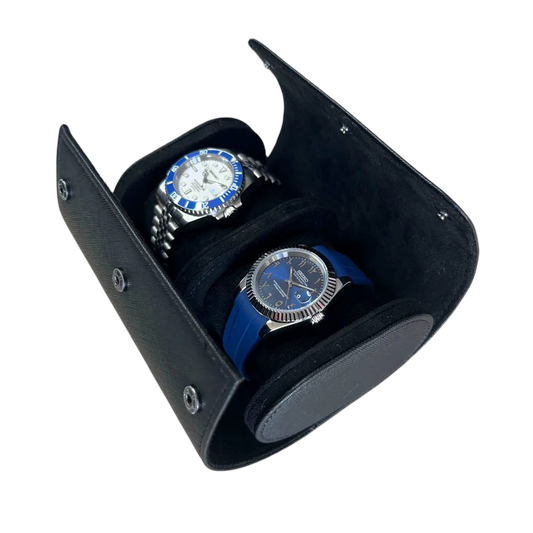 Premium 2 Slots Watch Travel Box