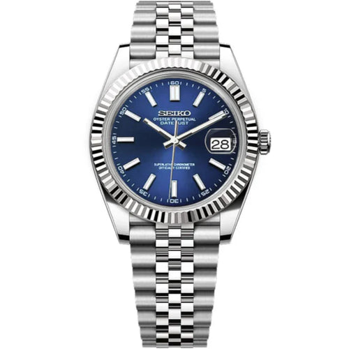 Seiko Datejust Mod - Blue