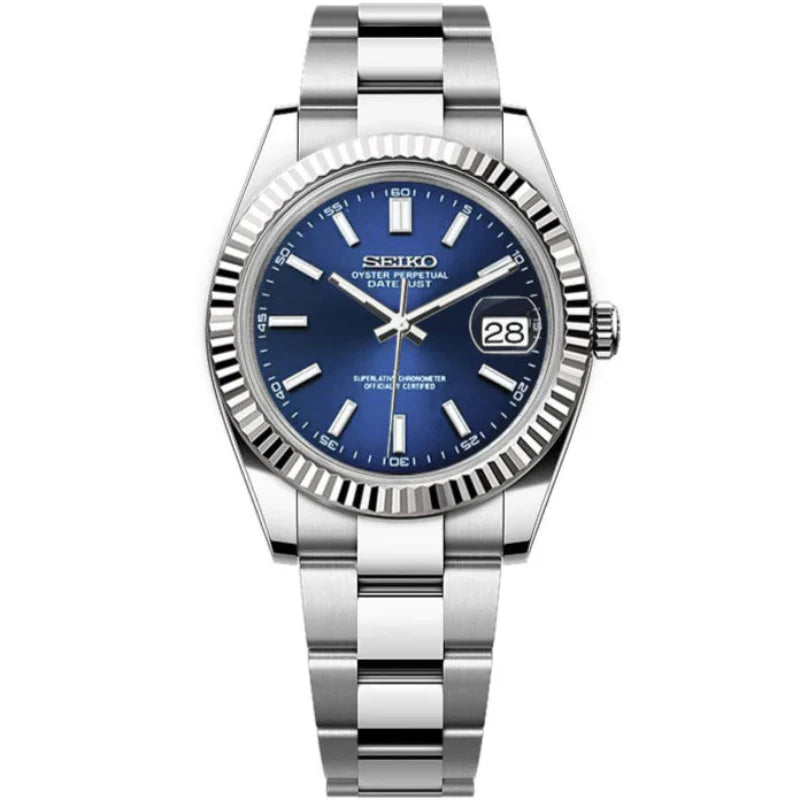 Seiko Datejust Mod - Blue