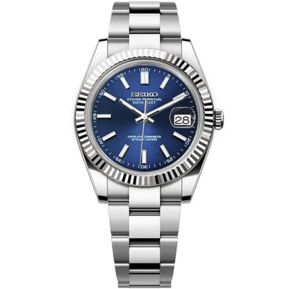 Seiko Datejust Mod - Blue