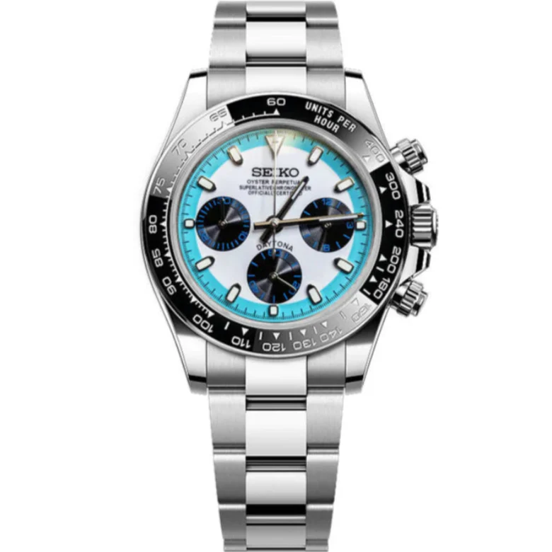 Seiko Daytona Mod - Arctic Racer
