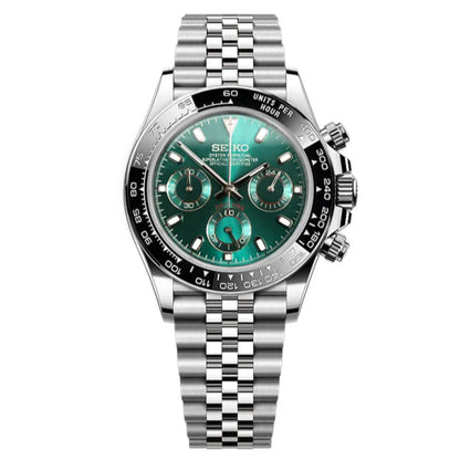 Seiko Daytona Mod - Emerald Green
