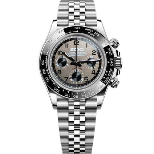 Seiko Daytona Mod - Gun Smoke