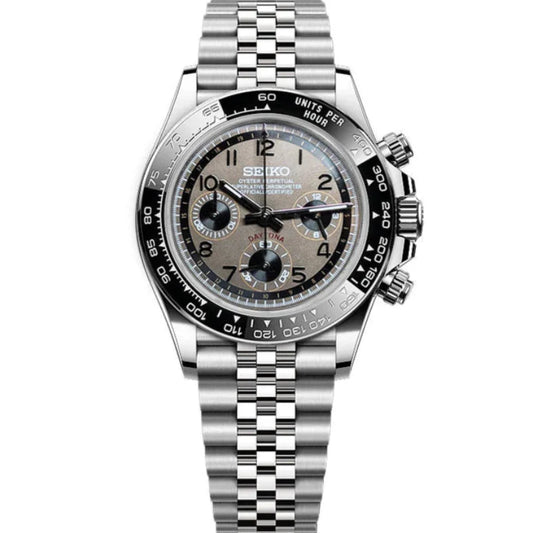 Seiko Daytona Mod - Gun Smoke