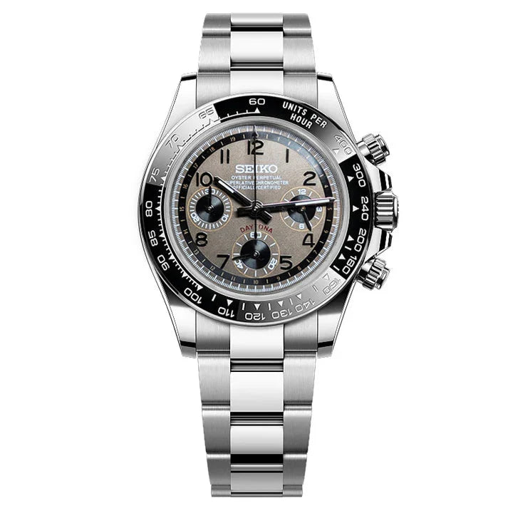 Seiko Daytona Mod - Gun Smoke