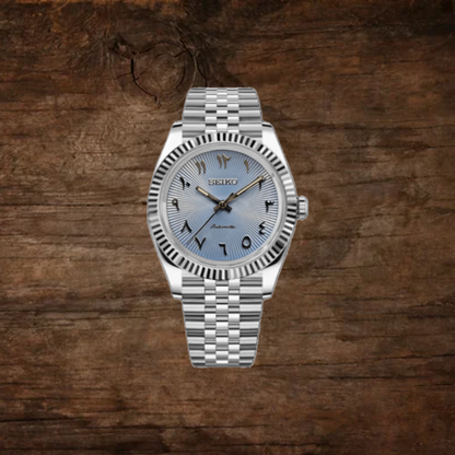 Seiko Datejust Arabic Mod - Baby Blue