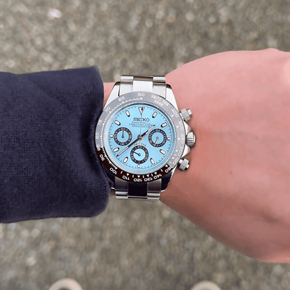 Seiko Daytona Mod - Platinum