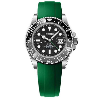 Seiko GMT Mod - Bruce Wayne