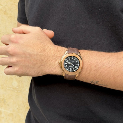 Aquanaut Mod - Brown Rose Gold