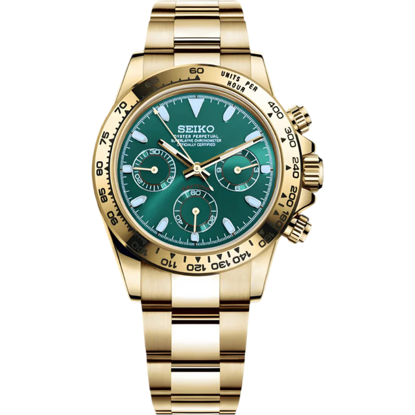 Seiko Daytona Gold Mod - Green