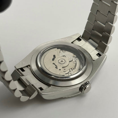 Seiko Datejust Textured Arabic Mod - White