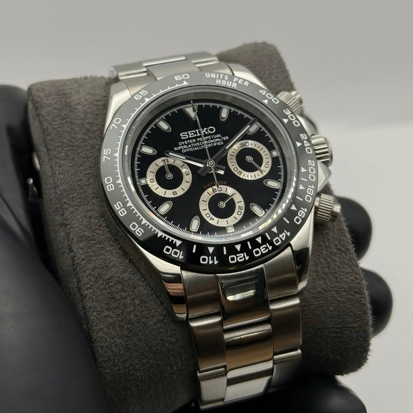 Seiko Daytona Mod - Black