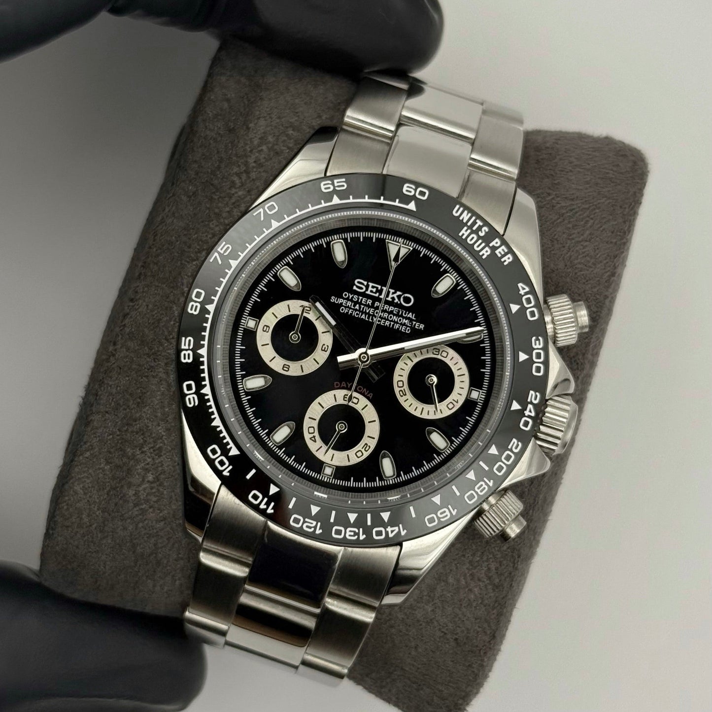 Seiko Daytona Mod - Black