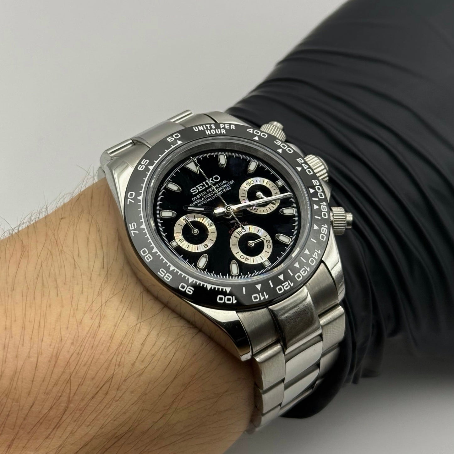 Seiko Daytona Mod - Black