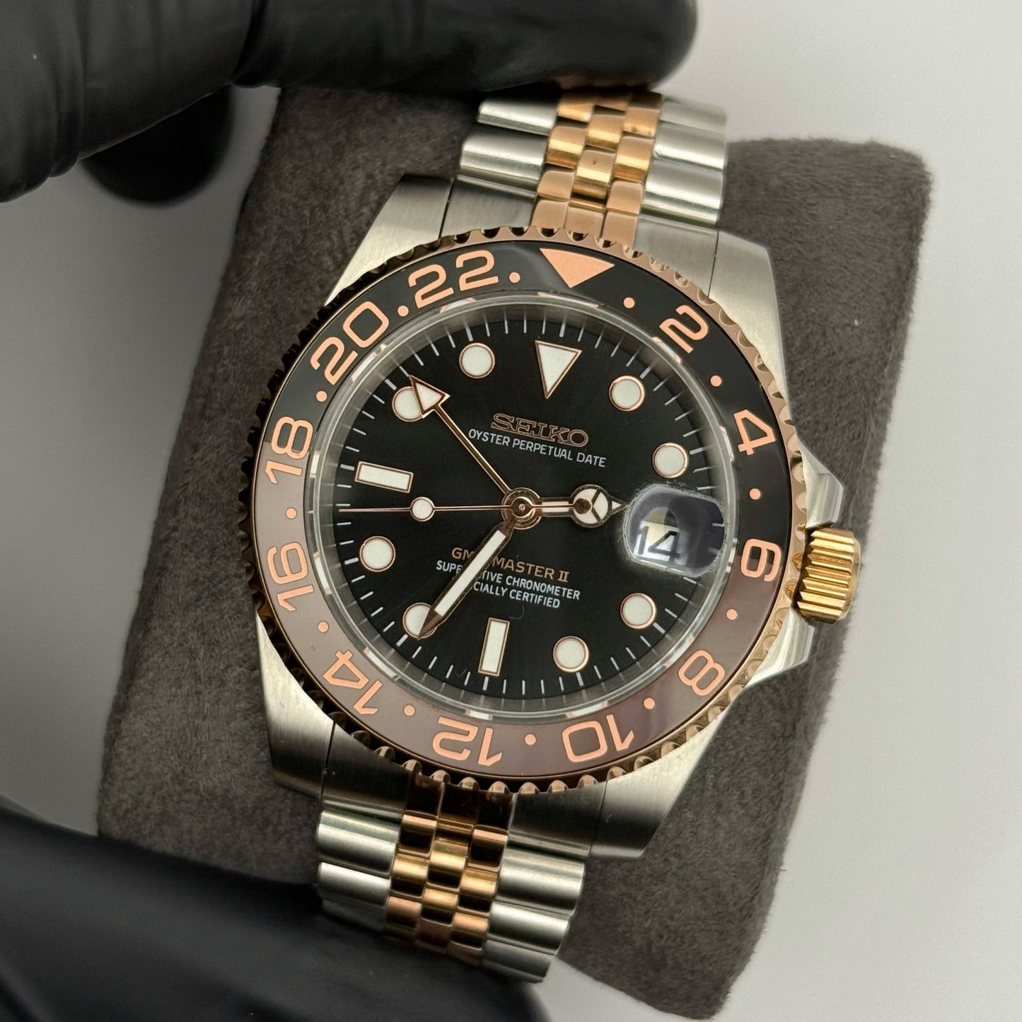 Seiko GMT Mod - Rootbeer