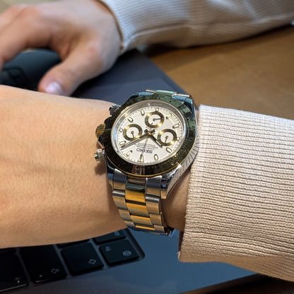 Seiko Daytona Two-Tone Mod - White