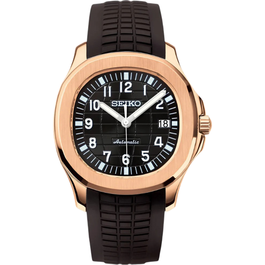 Seiko Aquanaut Mod - Brown Rose Gold
