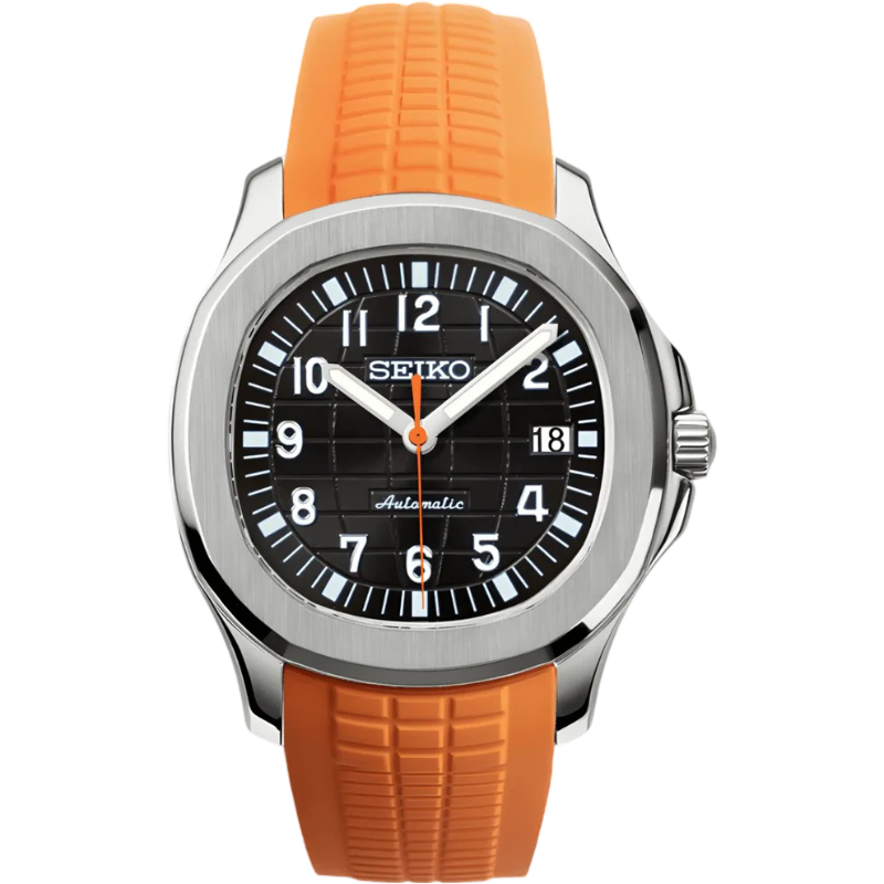 Seiko Aquanaut Mod - Orange&Black