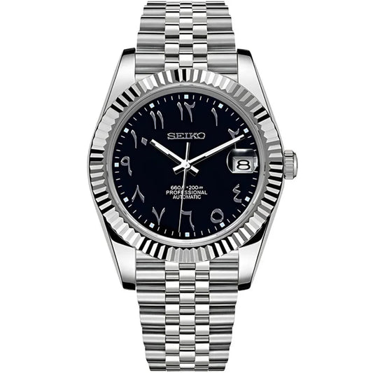 Seiko Datejust Arabic Mod - Black