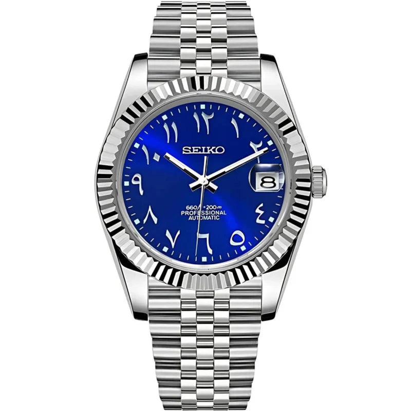 Seiko Datejust Arabic Mod - Sapphire Blue