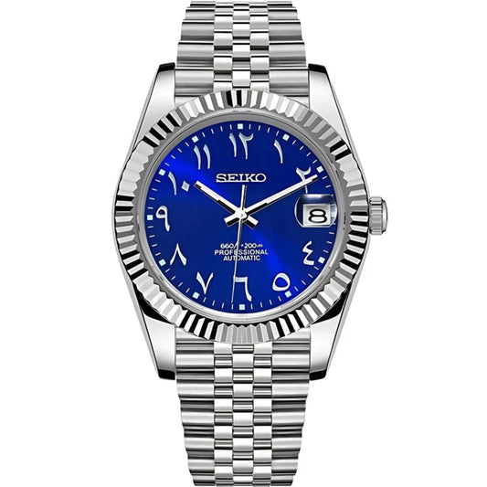 Seiko Datejust Arabic Mod - Sapphire Blue