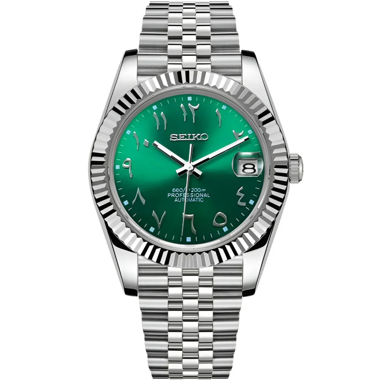Seiko Datejust Arabic Mod - Green