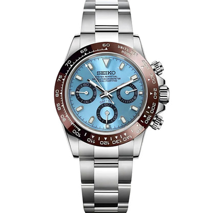 Seiko Daytona Mod - Platinum