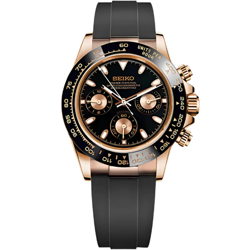 Seiko Daytona Mod - Rose Gold
