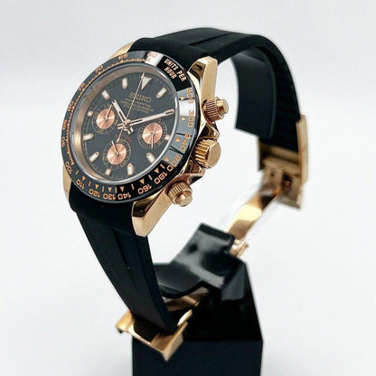 Seiko Daytona Mod - Rose Gold