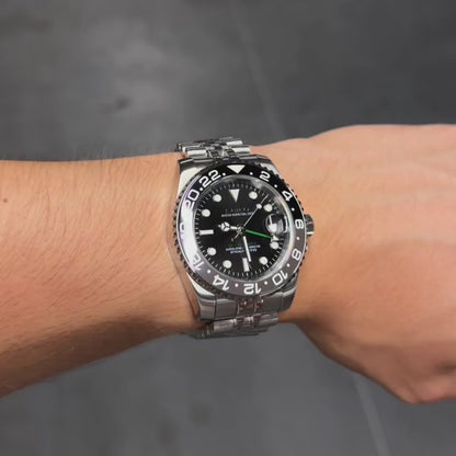 Seiko GMT Mod - Bruce Wayne