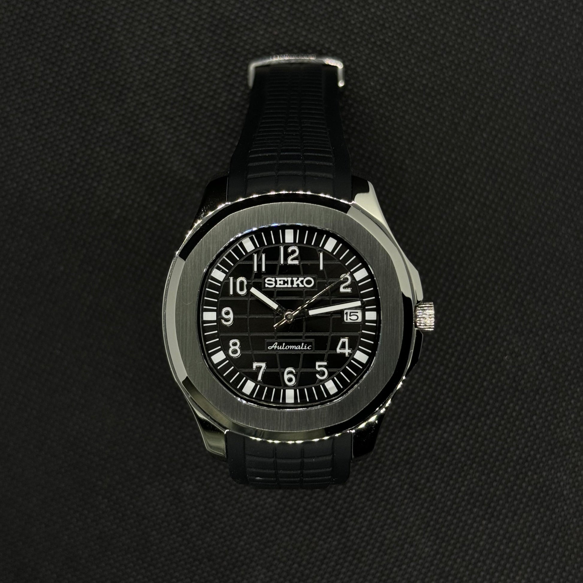 Seiko Aquanaut Mod - All Black - Tempus Mods
