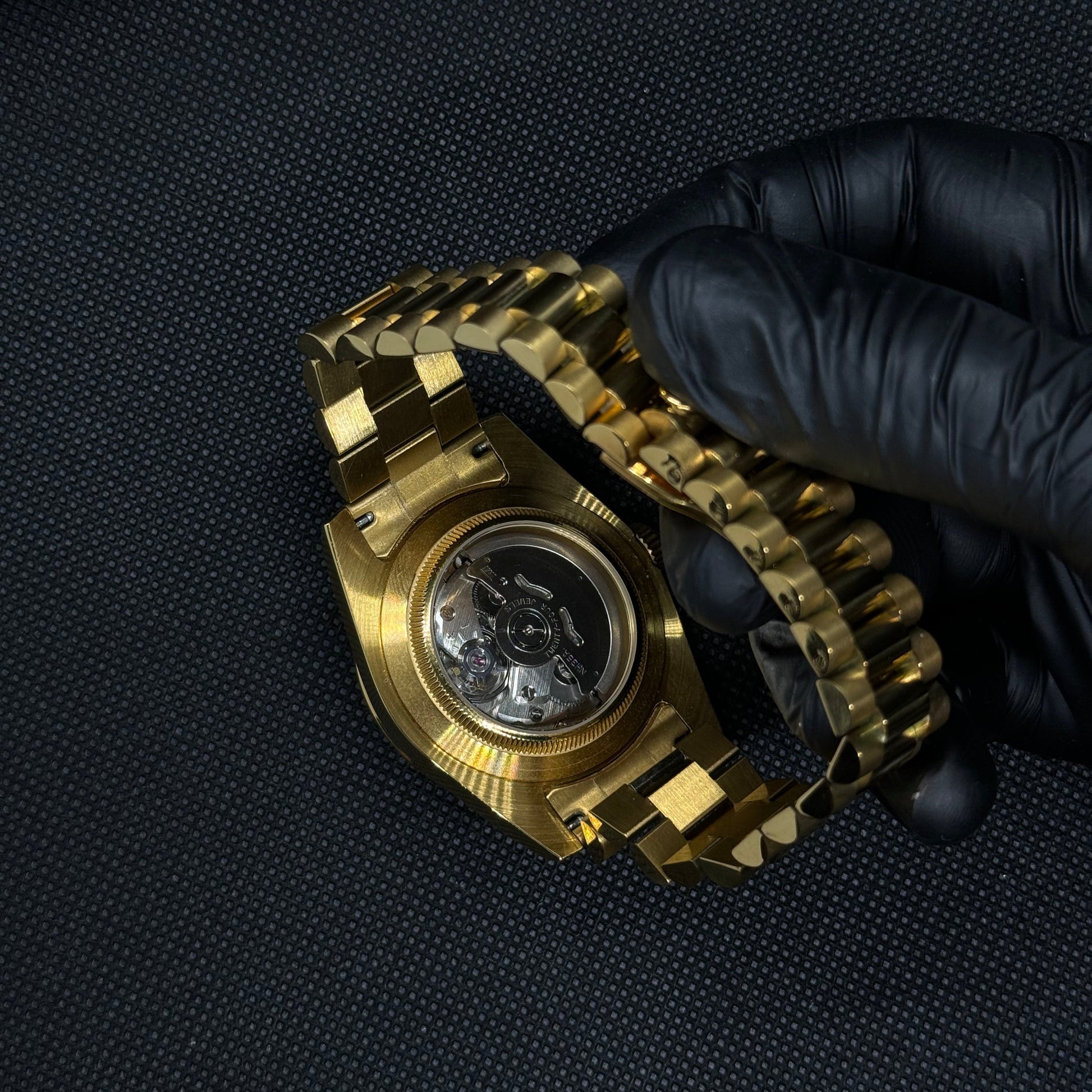 Seiko Datejust Arabic Gold Mod - Baby Pink - Tempus Mods
