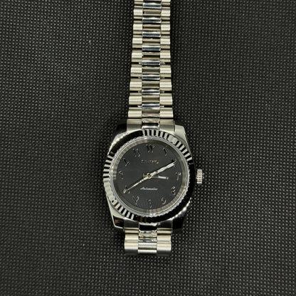 Seiko Datejust Arabic Mod - Black - Tempus Mods