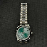 Seiko Datejust Arabic Mod - Green - Tempus Mods