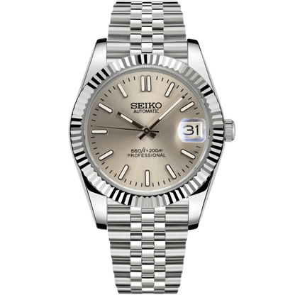 Seiko Datejust Mod - Grey - Tempus Mods