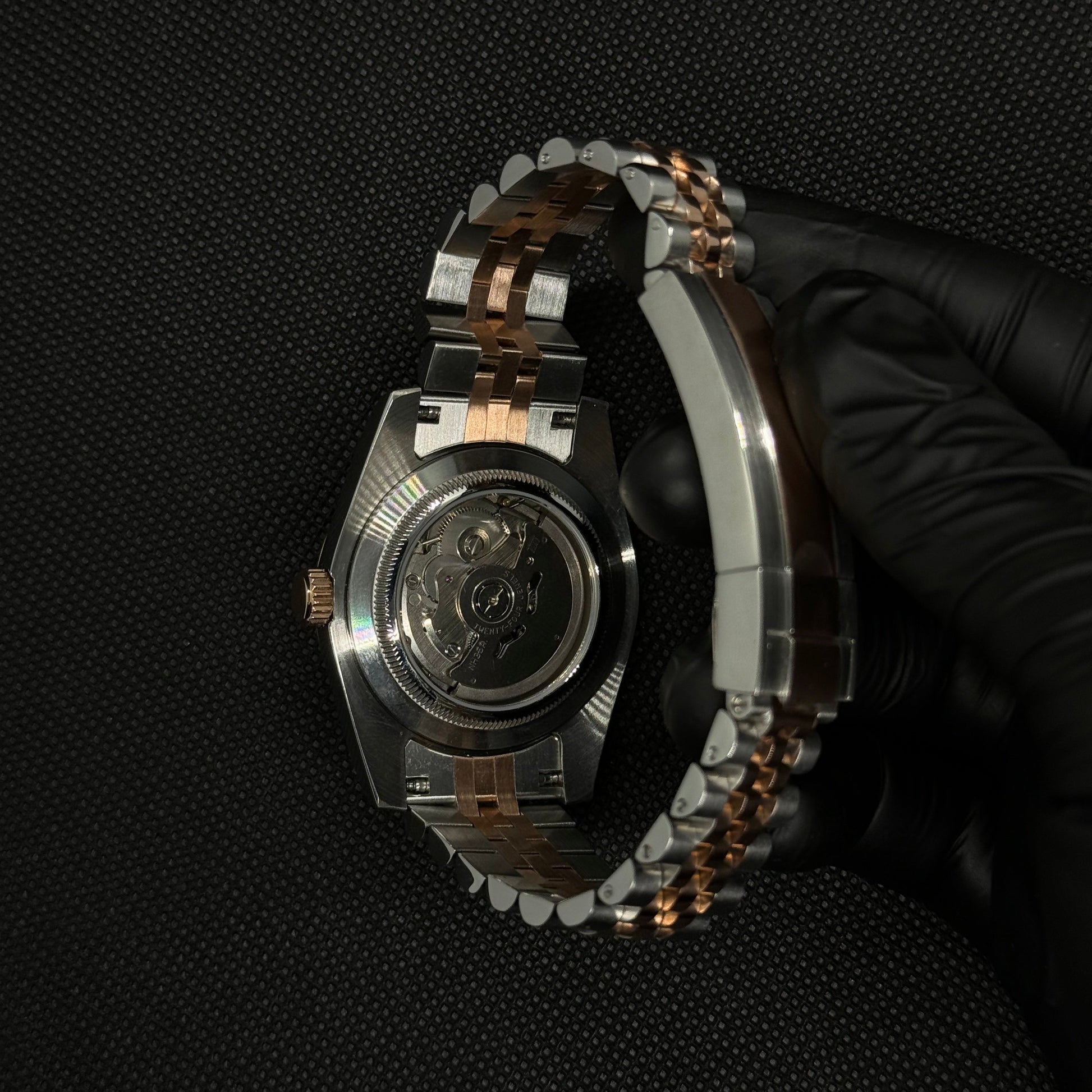 Seiko Datejust Roman Two - Tone Mod - Chocolate - Tempus Mods