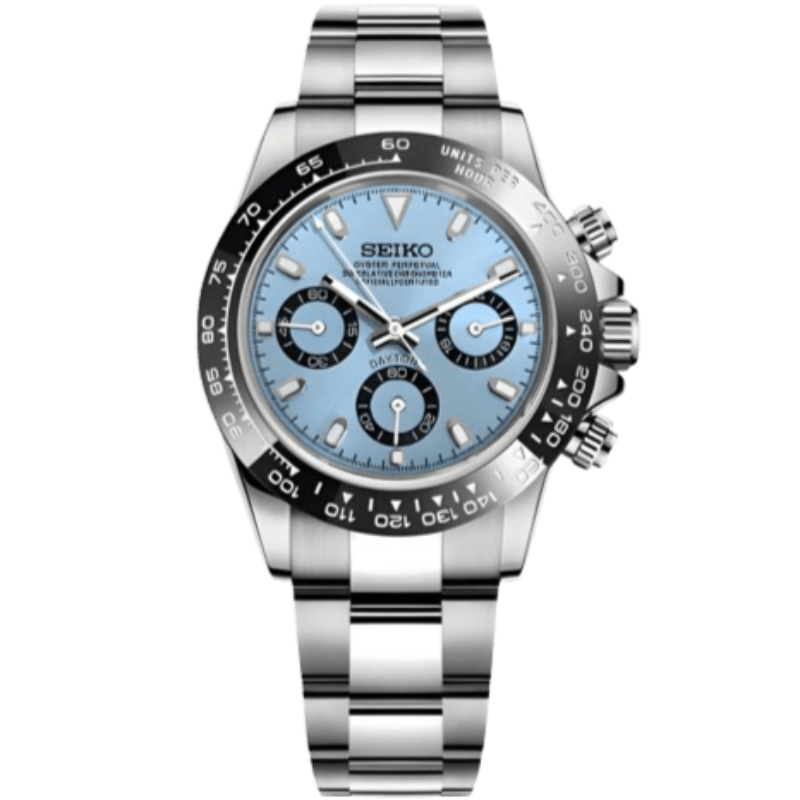 Seiko Daytona Mod - Blue - Tempus Mods
