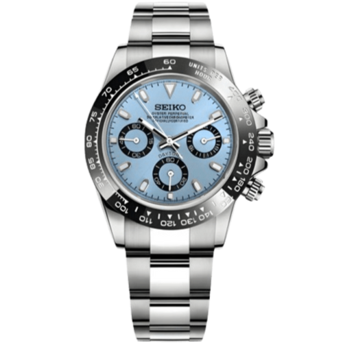 Seiko Daytona Mod - Blue - Tempus Mods