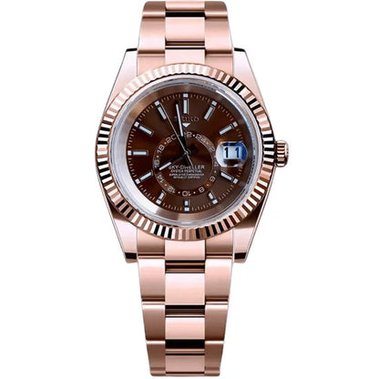 Sky-Dweller Rose Gold Mod - Chocolate