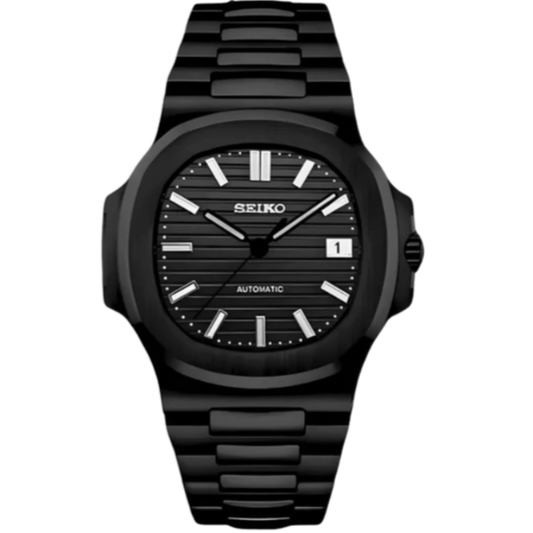 Seiko Nautilus Mod - All Black - Tempus Mods